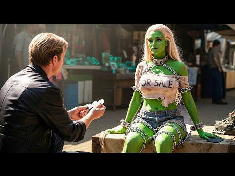 Видео: Последняя инопланетная рабыня на рынке — никому не нужная, грязная, голодная…пока человек не сделал 