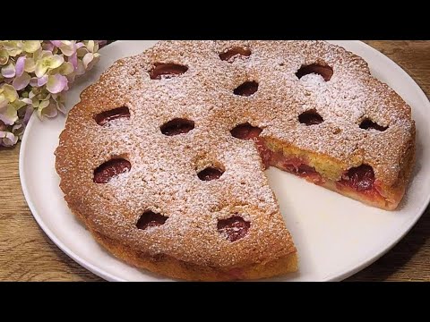 Видео: Легкий рецепт сливового пирога | Сладкий и сочный домашний десерт!