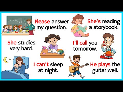 Видео: 100 распространённых предложений английского языка для ежедневного использования | Вопросы и отве...