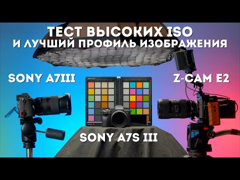 Видео: a7s III vs a7 III и Z Cam E2 тест и сравнение высокие ISO, резкость и лучший профиль изображения