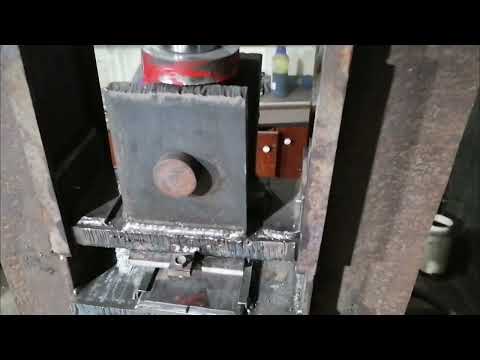 Видео: Самодельный кузнечный пресс. Обзор.