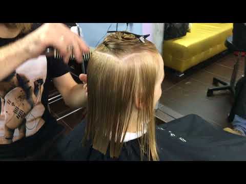 Видео: Стрижка на тонкий волос. Коммерческая стрижка на тонкий волос. Технология выполнения.