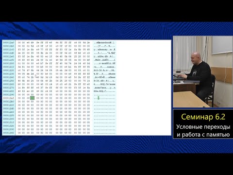 Видео: Практика языка C (МФТИ, 2023-2024). Семинар 6.2. Условные переходы и память в ассемблере x86.