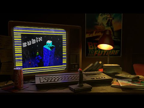 Видео: Cubix - 3D платформер ZX Spectrum от Gogin