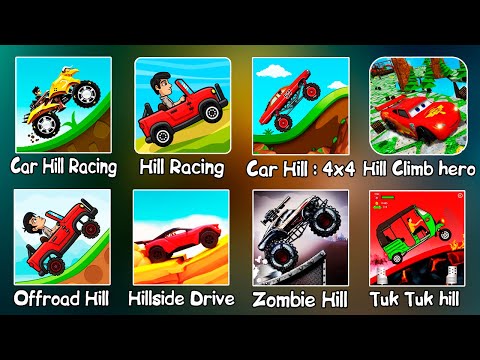 Видео: Игры похожие на Hill Climb Racing 2 сборник топ рандом обзор и прохождение про тачки гонки машинки