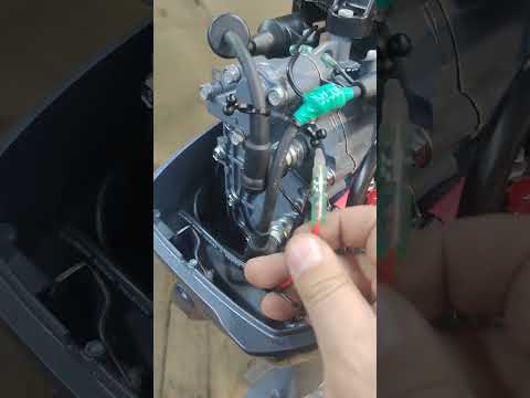 Видео: электрозапуск Yamaha 9.9/15 + заряд акб