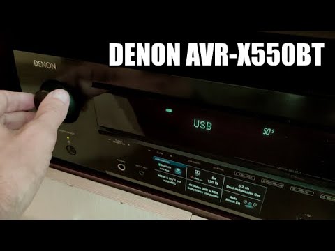 Видео: Denon AVR X550BT Обзор и распаковка AV ресивера. Мал да удал !