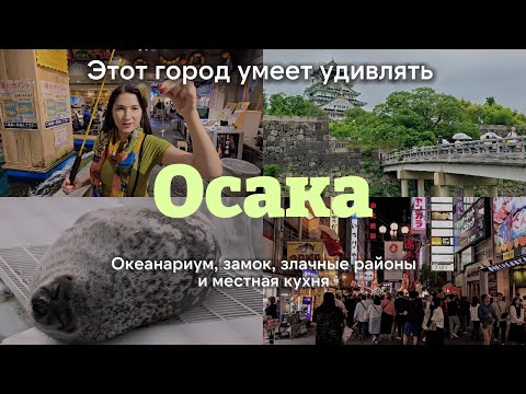 Видео: Чем заняться в Осаке: океанариум Kaiyukan, замок, рыбалка в ресторане и прогулка по злачным районам