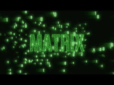 Видео: MATRIX EFFECT Эффект Матрицы After Effects Tutorial