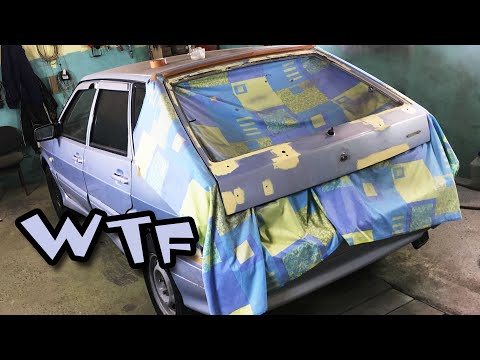 Видео: Ремонт крышки багажника ВАЗ 2114. Покраска крышки багажника. Убираем рыжики. С дырками))))