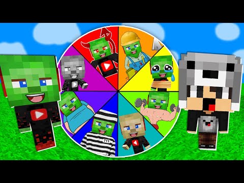 Видео: НАШЁЛ КОЛЕСО ФОРТУНЫ ВСЕ ВИДЫ ЗОМБАКА В МАЙНКРАФТ
