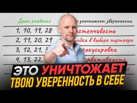 Видео: ЛУЧШИЙ СПОСОБ повысить САМООЦЕНКУ на основе ДАТЫ рождения