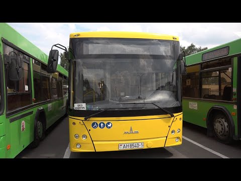 Видео: Пополнение в автопарке. На линию вышли два новых автобуса