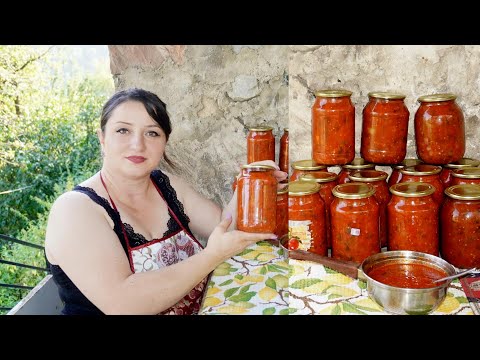 Видео: Ախորժաբեր - Լոլիկի Լեչո - Салат "Лечо" из помидоров и перцев на зиму - Շամշադինի Համը - Шамшадин