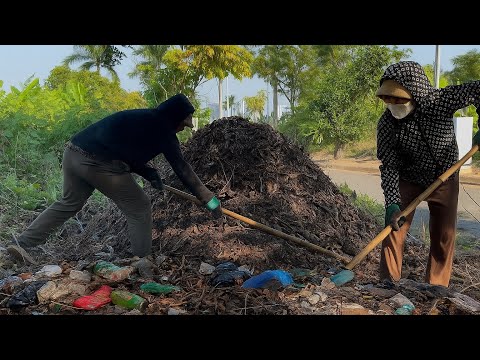 Видео: Мы убрали огромную кучу мусора прямо на тротуаре целого района!