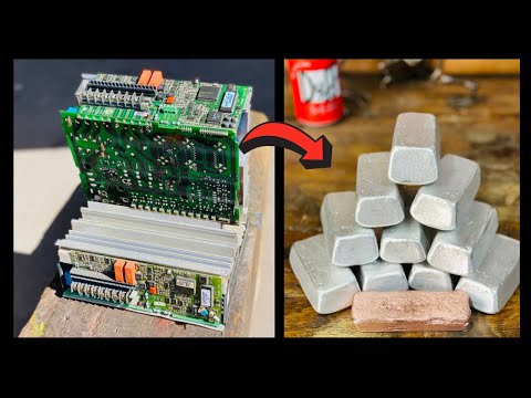 Видео: Dumpster Dumpster Trash To Treasure - Массовые слитки - ASMR Metal Melting - BigStackD Casting