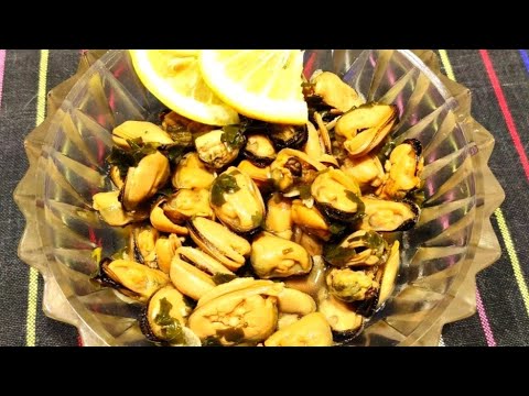 Видео: Как замариновать мидии . Мидии как готовить . Мидии маринованные