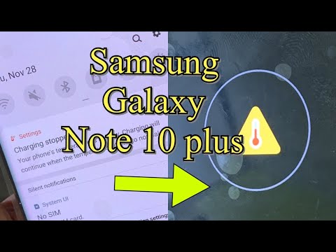 Видео: Samsung Galaxy Note 10 - 10 Plus: как исправить ошибку «Зарядка приостановлена ​​— слишком низкая...