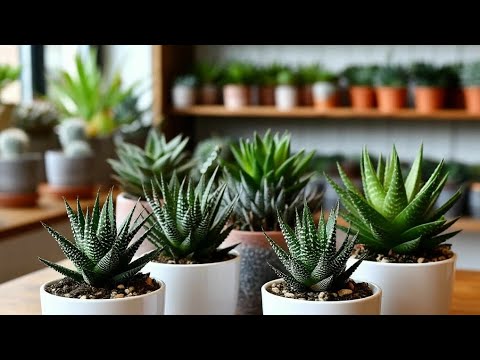 Видео: Суккуленты. Мои хавортии летом. 