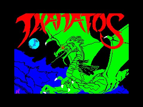 Видео: Thanatos. ZX Spectrum. Прохождение