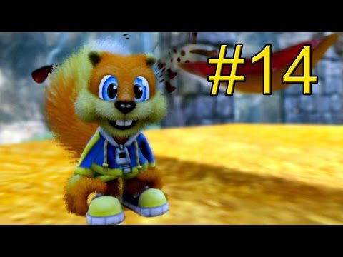 Видео: Conker Live and Reloaded {XBox} часть 14 — Это Война!