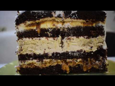 Видео: Торт Сникерс с чизкейком