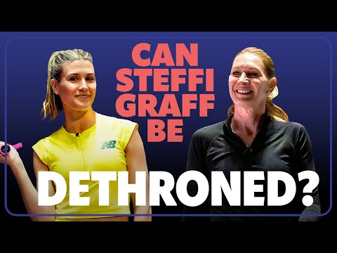 Видео: Штеффи Граф сделала это ЛЕГКО против Джини Бушар
