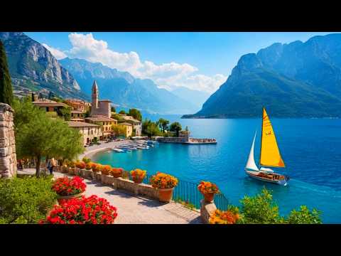 Видео: Самый Красивый Городок на озере Гарда: Расслабляющая Пешеходная прогулка по Мальчезине | 4K HDR