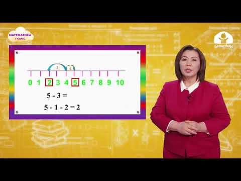Видео: 1-класс. МАТЕМАТИКА / 3тү кемитүүнүн жадыбалы / ТЕЛЕСАБАК / 26.04.21