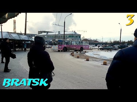Видео: Троллейбус №3 Братск. Весь маршрут. 29 11 2019 ЗиУ-682 Trolleybus №3 Bratsk