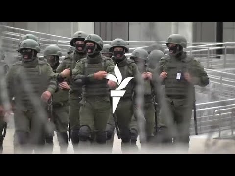 Видео: Марш протеста в Минске