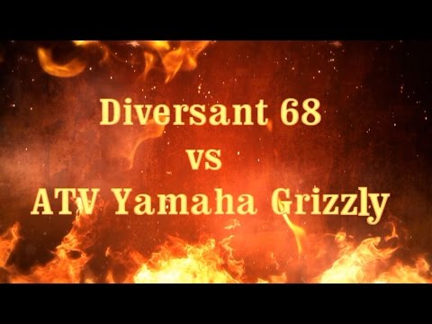 Видео: Diversant 68 vs ATV Yamaha Grizzly. Хотели по лайту, но трактор приехал. 15.10.2016.