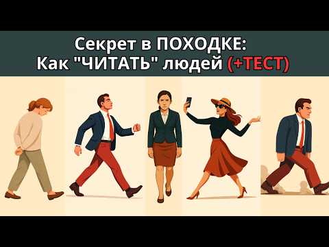 Видео: Что можно узнать о Человеке по его ПОХОДКЕ? | Тест на тип личности и характер