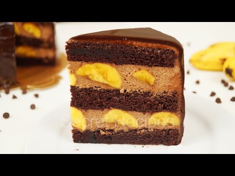 Видео: Шоколадно-банановый торт. Самый вкусный банановый торт | Chocolate banana cake