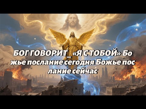 Видео: БОГ ГОВОРИТ  «Я С ТОБОЙ» Божье послание сегодня Божье послание сейчас