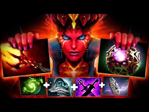 Видео: КВОПА от 16.000 ММР МИДЕРА.. All in в урон | Queen of Paint Dota 2