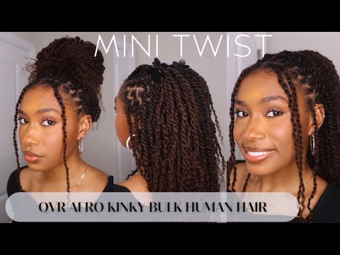 Видео: Полное руководство по мини-твисту на основе 4C-волос с использованием кудрявых натуральных волос ...