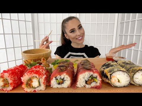 Видео: МУКБАНГ|Главные качества в мужчине😋Суши с фуагра👌🏽🥰Отвечаю на вопросы❤️