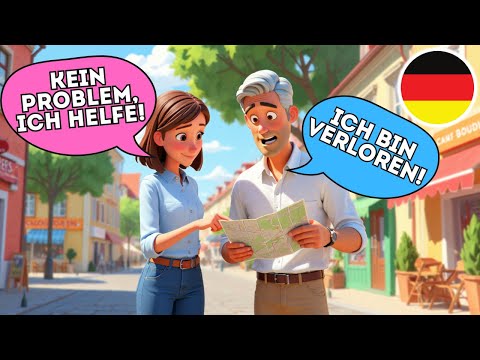 Видео: 5 простых диалогов на немецком языке (А1–А2) | Немецкий для начинающих | Помощь на улице