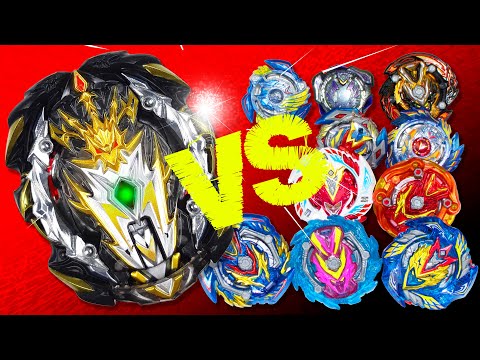 Видео: Beyblade Burst. Прайм Апокалипсис против десяти Valkyrie. Есть ли у Папы шанс выиграть его?