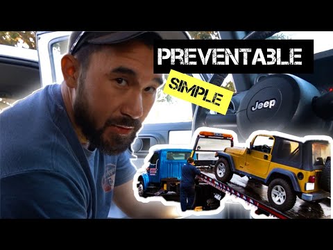 Видео: Я не хочу застрять и не завестись, поэтому я сделал это / Проблема с замком зажигания / Jeep Wran...