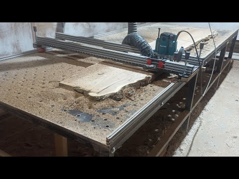 Видео: Станок для выравнивания слэбов. Либо верхняя часть без рамы и фанеры.Денис +79275402022