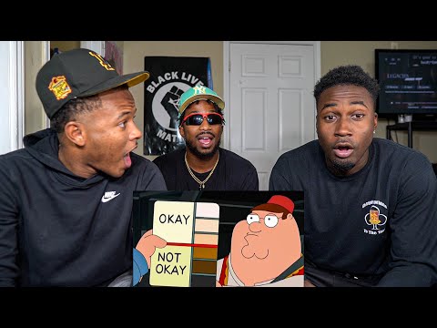 Видео: Подборка чёрного юмора по «Гриффинам» | Реакция