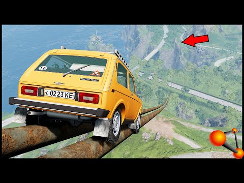 Видео: СПУСК По ЖЕЛЕЗНЫМ ТРУБАМ! Безопастно? - BeamNg Drive