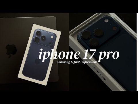 Видео: Получение нового iPhone 17 Pro: распаковка и первые впечатления 💙🎧