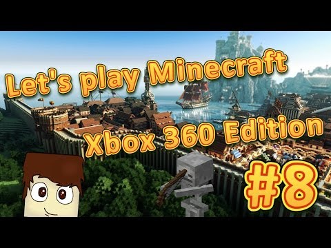 Видео: Let's play Minecraft Xbox 360 edition #8 "Скелетики!"