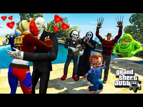 Видео: СЛЕНДЕР ЖЕНИТСЯ НА ХАРЛИ КВИНН В ГТА 5 МОДЫ! SLENDERMAN ОБЗОР МОДА В GTA 5! ИГРЫ ГТА ВИДЕО MODS