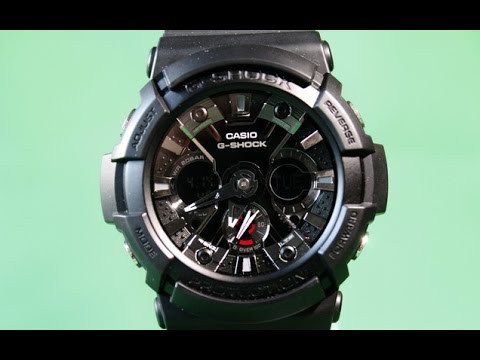 Видео: G-SHOCK GA-201-1A | Обзор и настройка (на русском) | Купить со скидкой