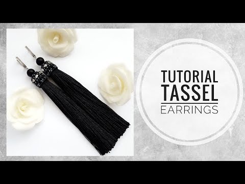 Видео: #МК - Серьги - кисти | Оформление кисточек | #Tutorial - Earrings - brush