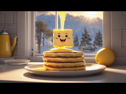 Видео: Песня о переворачивании блинов | Веселая детская песня о приготовлении пищи и веселье на кухне